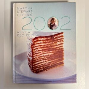 Martha Stewart Light Blue 2002 Annual Recipes Cookbook